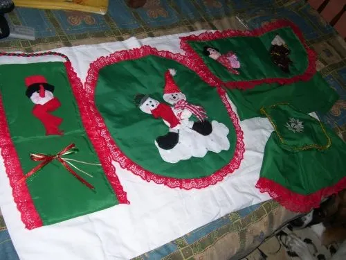 Patrones para hacer juegos de baños navideños - Imagui Patrones para hacer juegos de baños navideños - Imagui