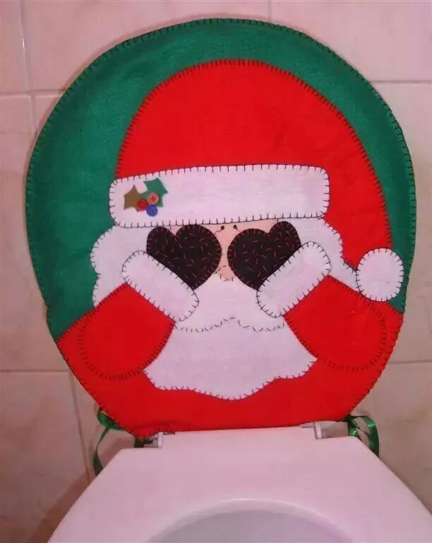 Juego de baño papa noel 2 | Craft Ideas | Pinterest | Papa Noel ...
