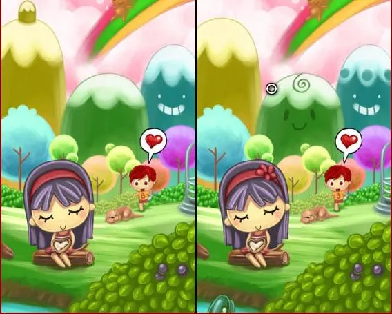 Juego de buscar diferencias ~ Juega con Teté
