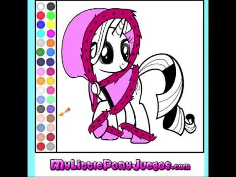 Juego Colorear Rarity My Little Pony - YouTube Juego Colorear Rarity My Little Pony - YouTube