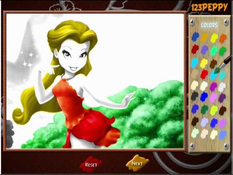 Juego: Colorear Rosetta Tinkerbell - YouTube