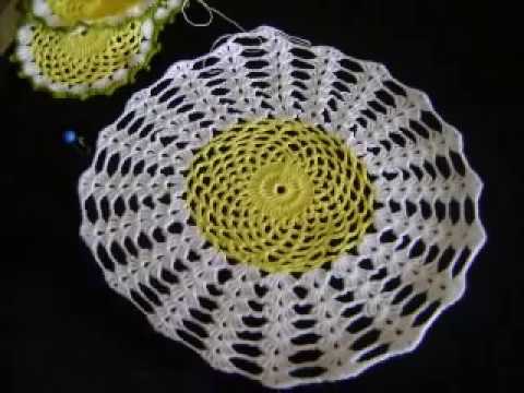 JUEGO DE TE EN CROCHET PARTE #3 - YouTube JUEGO DE TE EN CROCHET PARTE #3 - YouTube