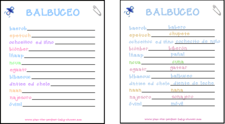 Juegos para el baby shower o te de canastilla ¿? - Bebés de Abril ...