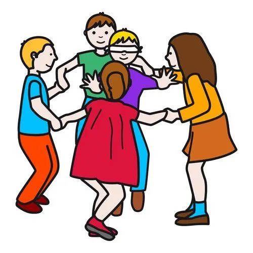 Juego de la gallinita ciega. | JUEGOS POPULARES - ARASAAC | Pinterest