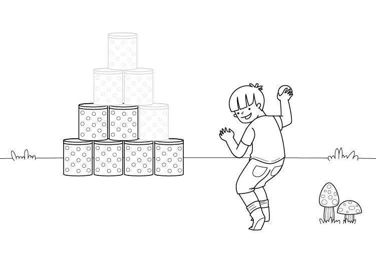 Juego infantil: dibujo para colorear e imprimir Juego infantil: dibujo para colorear e imprimir