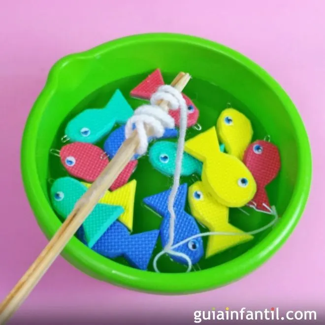 Cómo hacer un juego infantil para pescar peces Cómo hacer un juego infantil para pescar peces