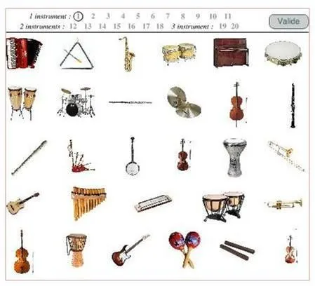 Juego con los instrumentos | Música. Reyes Católicos