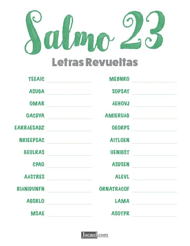 juego letras revueltas | Christian activities, Bible trivia games, Preschool tracing juego letras revueltas | Christian activities, Bible trivia games, Preschool tracing