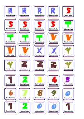 Juego de las letras:para imprimir, recortar y practicar en tu casa Juego de las letras:para imprimir, recortar y practicar en tu casa