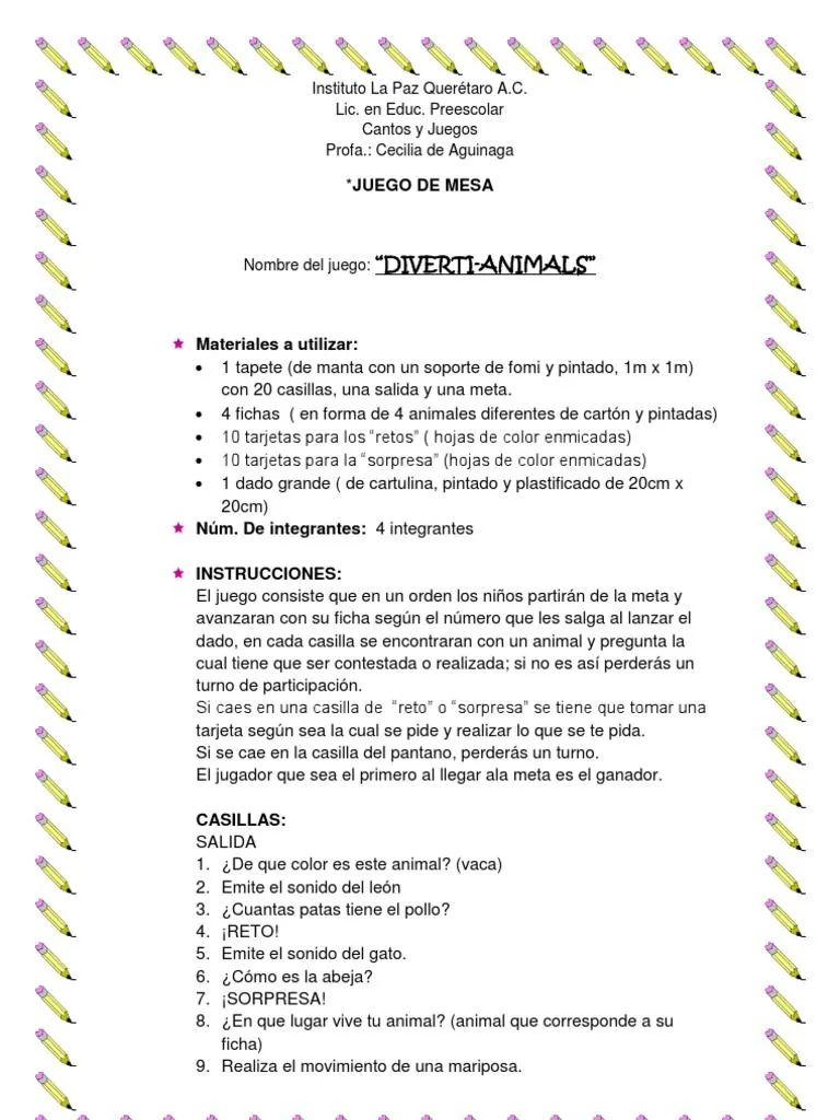 Juego de Mesa | PDF