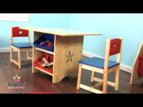 Juego de mesa con sillas de estrellas para niños en EurekaKids ... Juego de mesa con sillas de estrellas para niños en EurekaKids ...