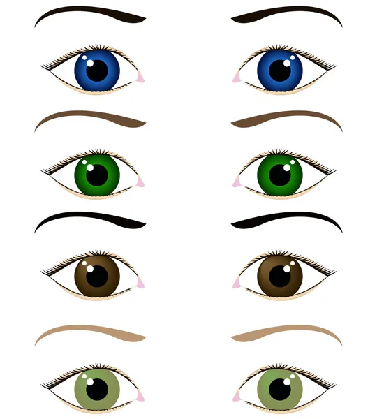 Juego de ojos de dibujos animados — Vector stock © Marishayu #14130014 Juego de ojos de dibujos animados — Vector stock © Marishayu #14130014
