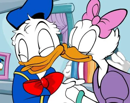 Juego con el pato Donald y Daisy ~ Vestir chicas y famosas Juego con el pato Donald y Daisy ~ Vestir chicas y famosas
