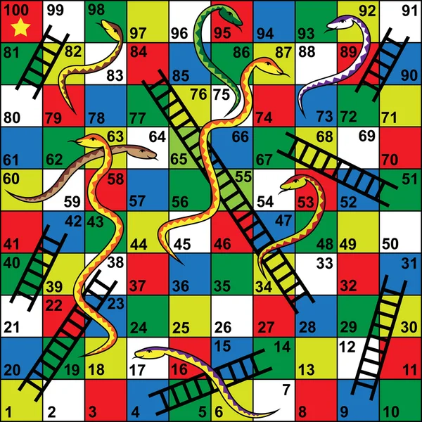 Juego de serpientes y escaleras — Vector stock © ensieharabie ... Juego de serpientes y escaleras — Vector stock © ensieharabie ...