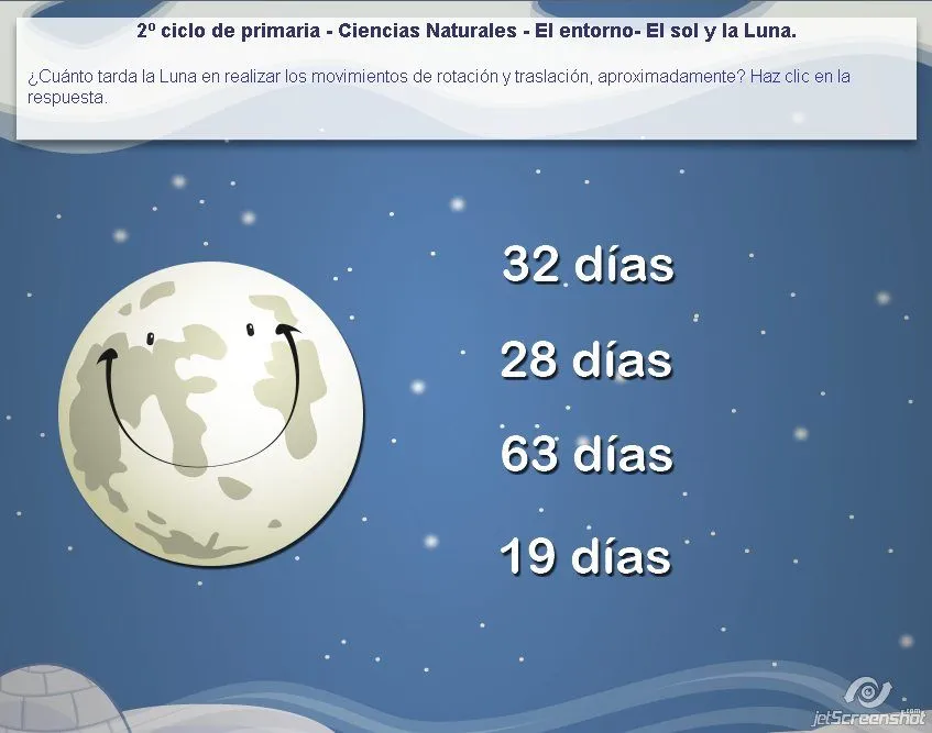 Juego del sol y la luna | Recursos educativos digitales Juego del sol y la luna | Recursos educativos digitales