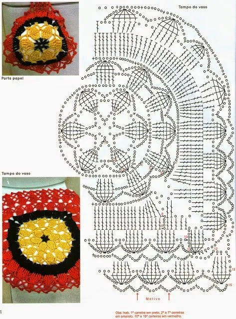 Juego de toillet al crochet / patrones de revista | Crochet y Dos ... Juego de toillet al crochet / patrones de revista | Crochet y Dos ...