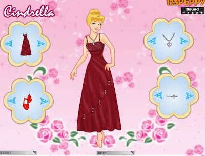Juego de vestir a Cenicienta ~ Juegos Disney y princesas Juego de vestir a Cenicienta ~ Juegos Disney y princesas