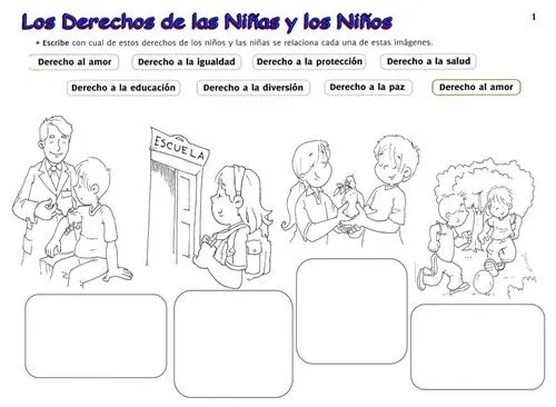 deberes y derechos para niños segunda etapa ~ Tu DIOS yo ...