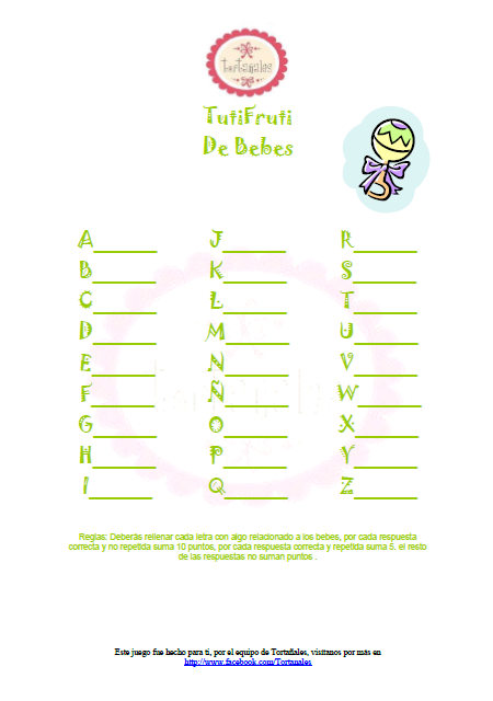 Juegos para baby shower divertidos y faciles - Imagui