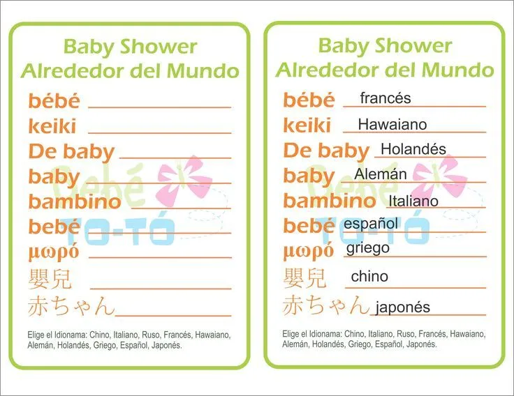 Juegos baby shower on Pinterest | Baby showers, Baby Shower Bingo ...