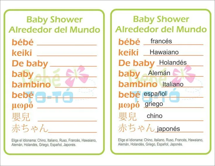 Juegos baby shower on Pinterest | Baby showers, Baby Shower Bingo ... Juegos baby shower on Pinterest | Baby showers, Baby Shower Bingo ...