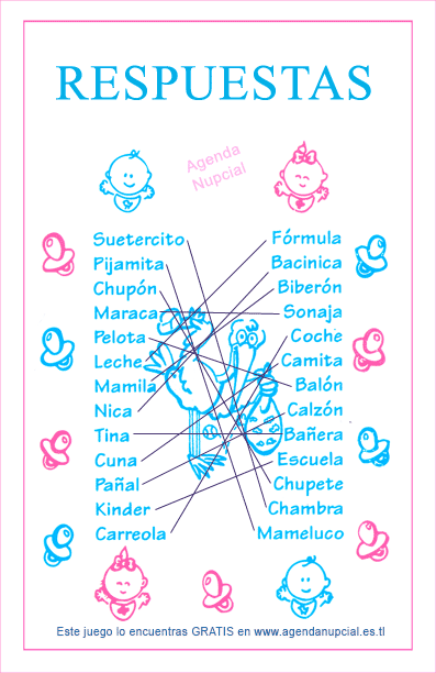Agenda Nupcial - ? Juegos Baby Shower