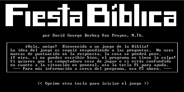 Juegos biblicos! a ver cuanto sabes de la Biblia - Maranata!