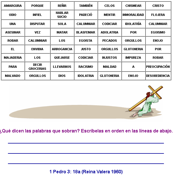 Juegos biblicos - Imagui