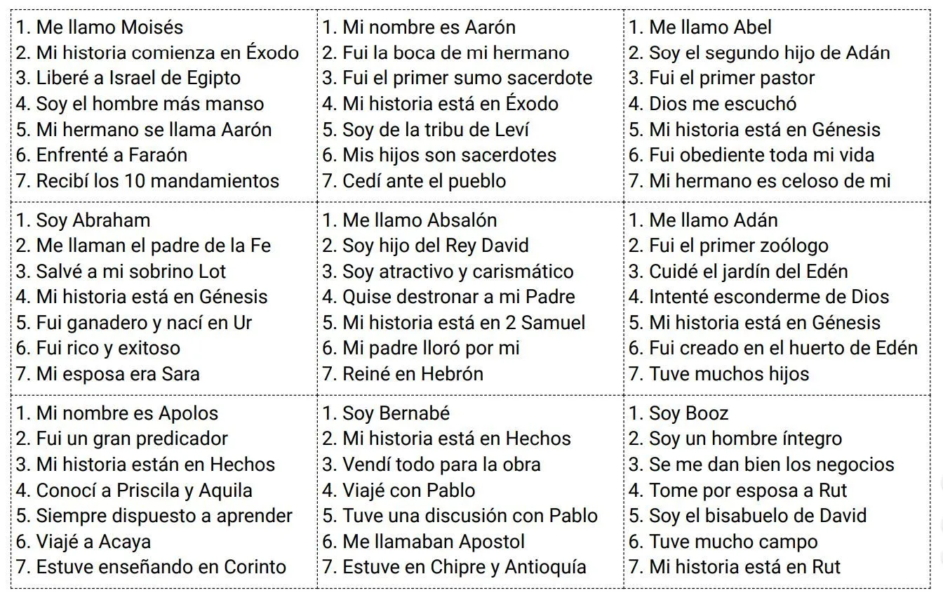 Juegos Bíblicos para Jóvenes y Adolescentes | Ezequiel Leonardo Castaño Personal Website Juegos Bíblicos para Jóvenes y Adolescentes | Ezequiel Leonardo Castaño Personal Website