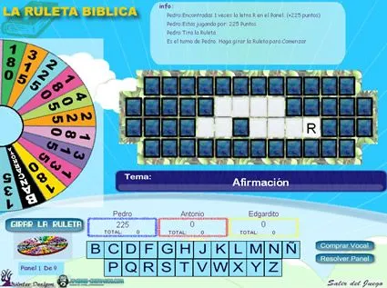 Juegos Biblicos - La Ruleta de la Fortuna Biblica