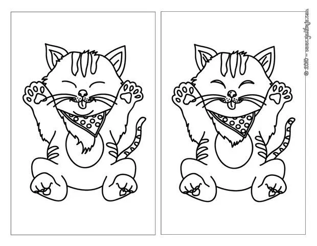 Juegos de DIFERENCIAS para niños - GATO busca las diferencias Juegos de DIFERENCIAS para niños - GATO busca las diferencias