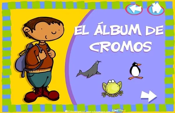 Juegos Educativos Online Gratis: "El álbum de cromos"