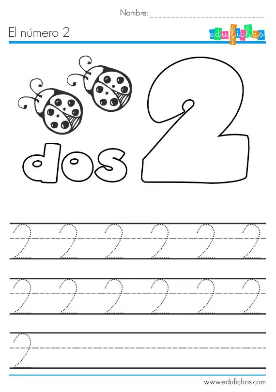 El número dos: http://edufichas.com/actividades/matematicas ... El número dos: http://edufichas.com/actividades/matematicas ...