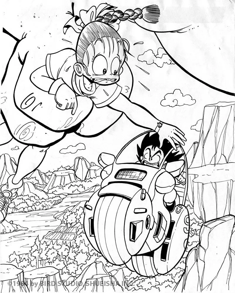 Juegos De Goku Fase 4 Para Colorear