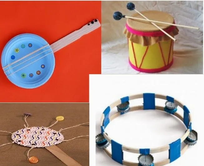 Juegos Musicales: Más de 20 ideas para hacer instrumentos ...