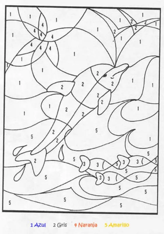 Delfines para pintar imprimir - Imagui