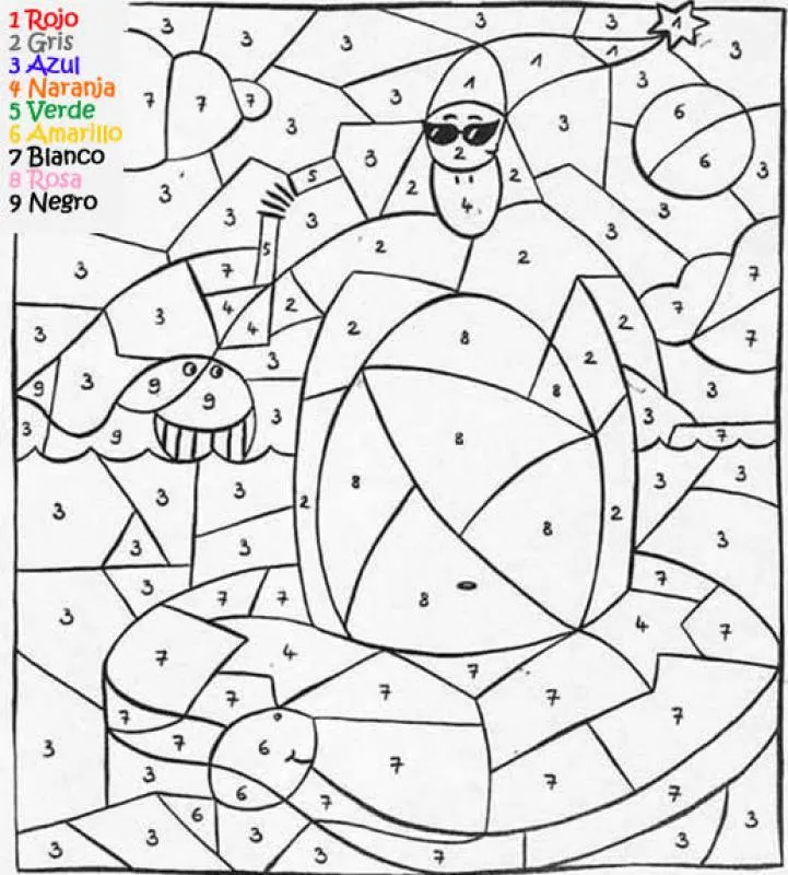 Juegos de pintar PARA NIÑOS - Juego de colorear EL MAR Juegos de pintar PARA NIÑOS - Juego de colorear EL MAR