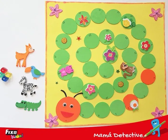 Juegos de primavera para niños: El gusano | Fixo Kids Juegos de primavera para niños: El gusano | Fixo Kids