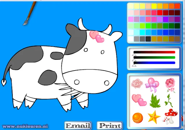 JUEGOS SENCILLOS EDUCACION ESPECIAL: VACA PARA COLOREAR EN LINEA JUEGOS SENCILLOS EDUCACION ESPECIAL: VACA PARA COLOREAR EN LINEA