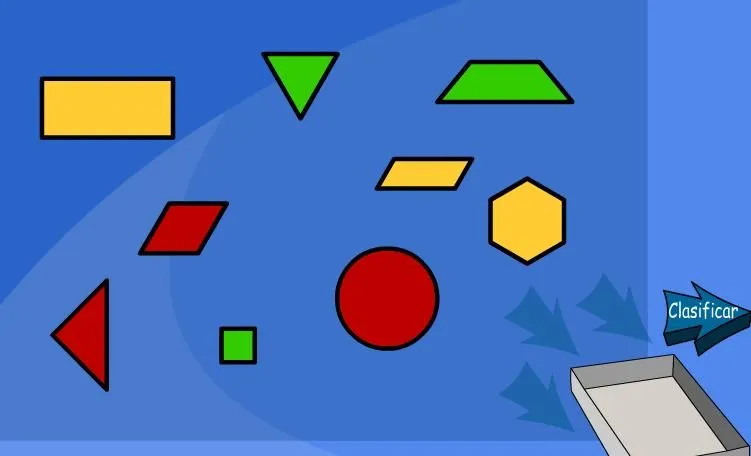 JUEGOS TIC: JUEGO A CLASIFICAR CON FIGURAS GEOMÉTRICAS