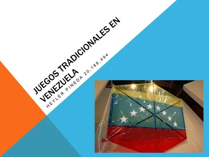 Juegos tradicionales en venezuela