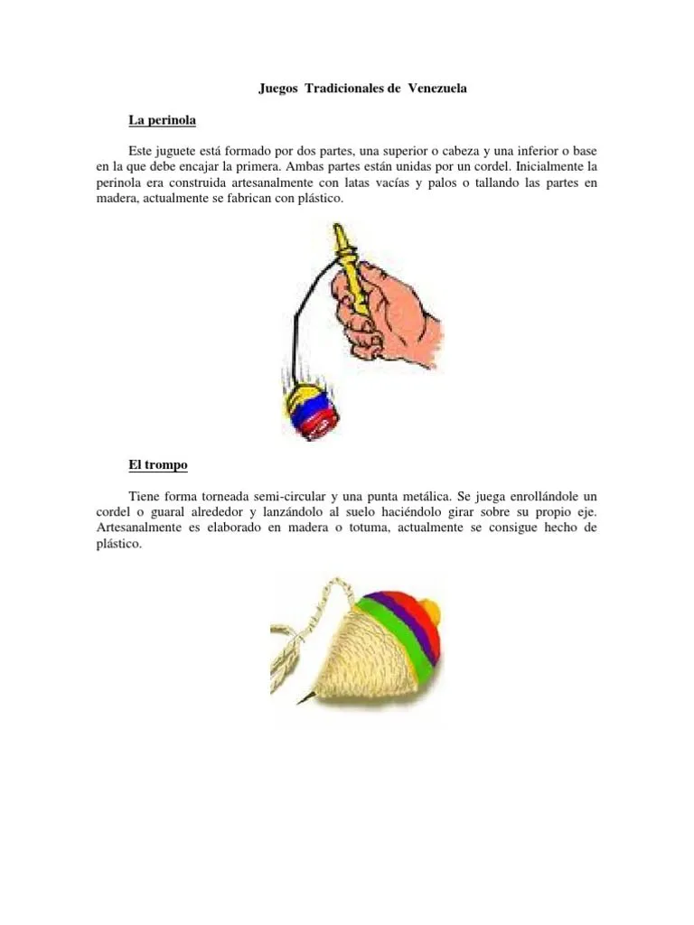 Juegos Tradicionales de Venezuela | PDF | Ocio | Naturaleza Juegos Tradicionales de Venezuela | PDF | Ocio | Naturaleza
