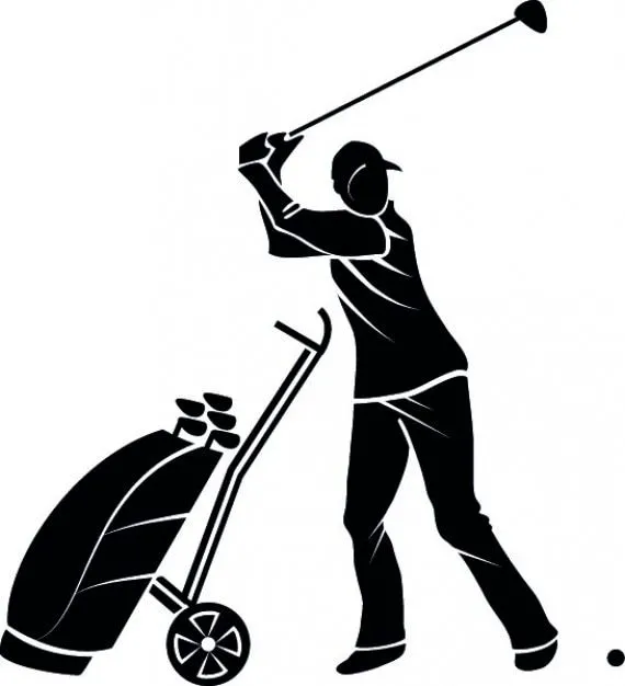 Jugador de golf jugar | Descargar Vectores gratis