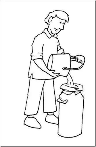 Dibujos para colorear ciclo de la leche | Jugar y colorear Dibujos para colorear ciclo de la leche | Jugar y colorear