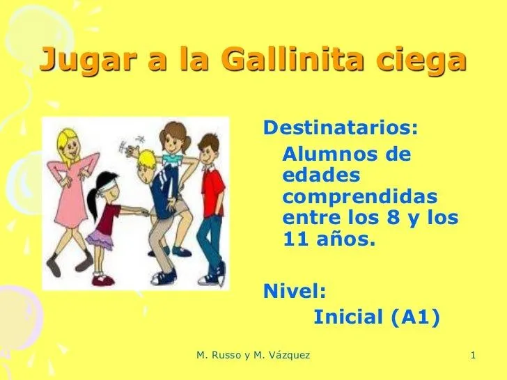 Jugar a la gallinita ciega