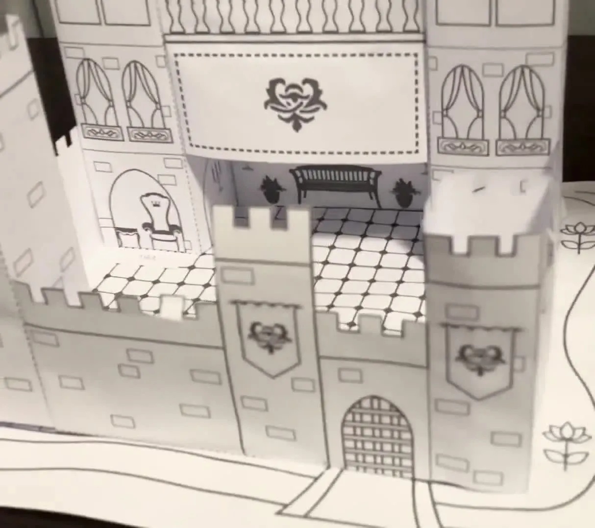 Juguete de papel para imprimir PDF castillo de princesas - Etsy México Juguete de papel para imprimir PDF castillo de princesas - Etsy México