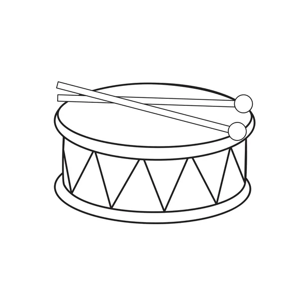 juguete tambor y baquetas. Vector — Vector stock © ARNICA83 #44881783 juguete tambor y baquetas. Vector — Vector stock © ARNICA83 #44881783