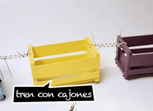 Juguetes de madera: Cómo hacer un tren | Juguetes caseros