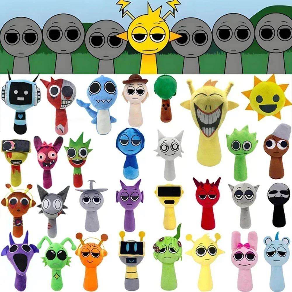 Juguetes de peluche Sprunki Sprunki Incredibox Muñeco de peluche Cantantes  Oren Wenda Juego Dibujos animados Almohada rellena Regalos de cumpleaños y  Navidad para niños Compra barata en Joom