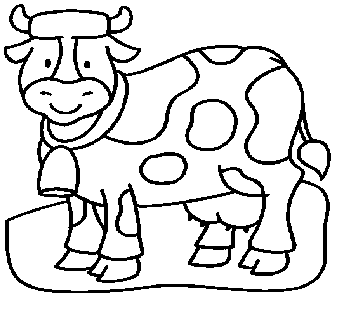 Vaca lechera dibujo - Imagui